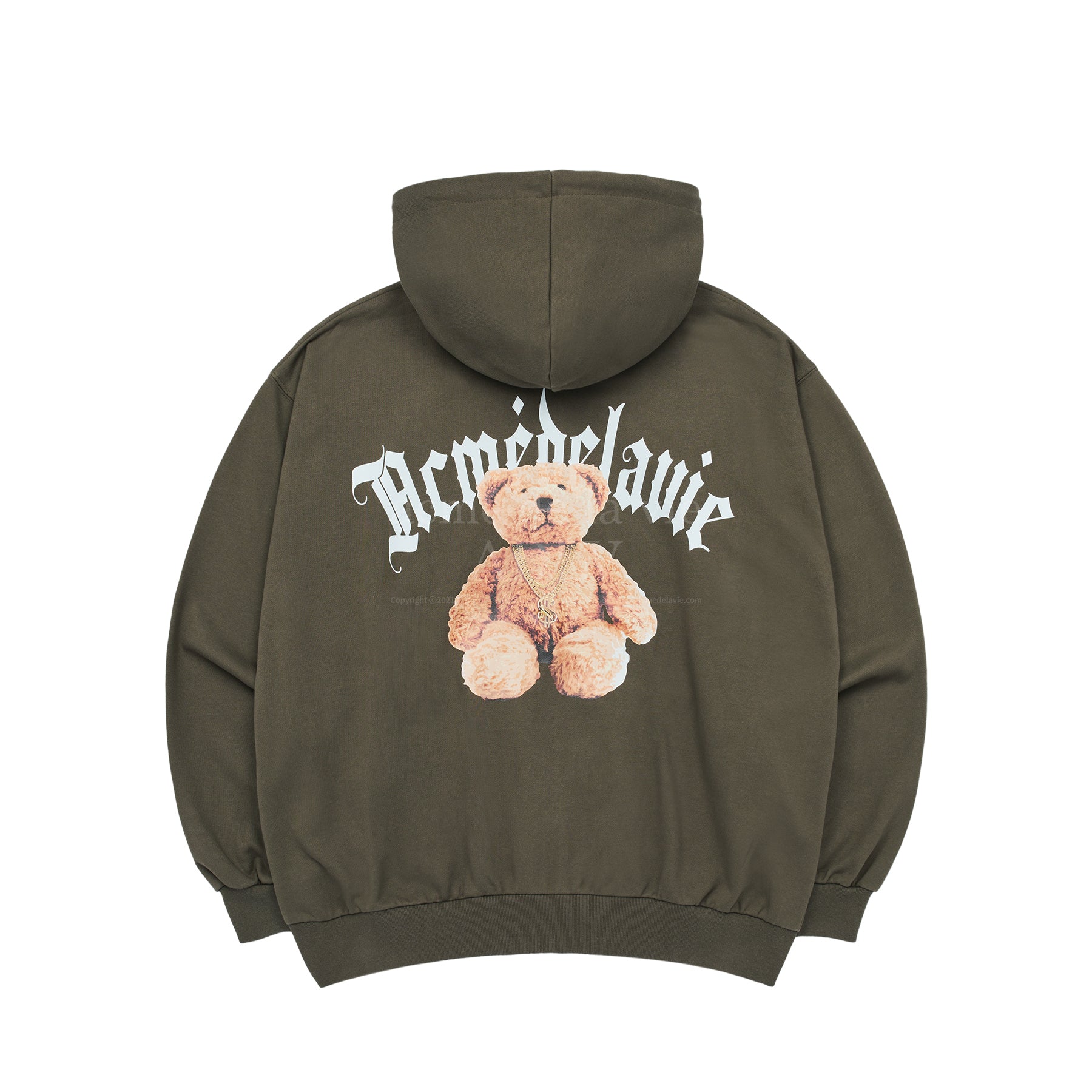 acmé de la vie ADLV x LISA GOLD CHAIN BEAR DOLL HOODIE ZIP UP