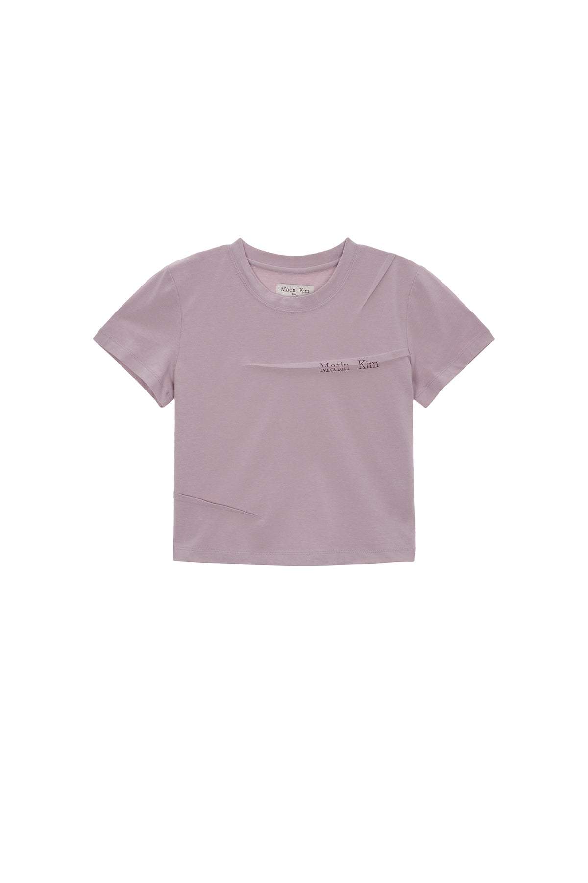 Matin Kim☆SLIT PINTUCK POINT CROP TOP MATIN KIM SLIT PINTUCK POINT CROP TOP IN PINK – SeoulSeoul