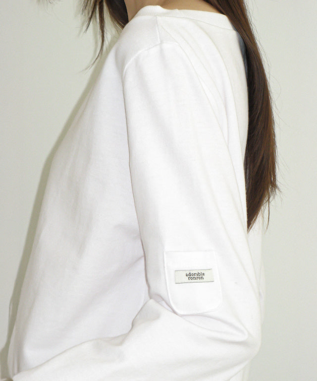 RONRON OFF SHOULDER SHIRRING LONG SLEEVE WHITE – SeoulSeoul