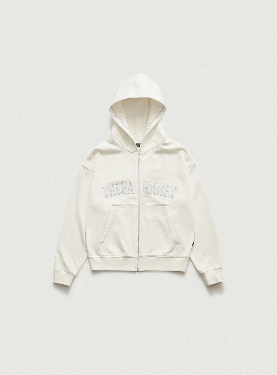 トップス The Barnnet Campie Sweat Zip-Up Hoodie the Barnnet Ivory Campie Sweat Zip-Up Hoodie Jacket – Comfortable