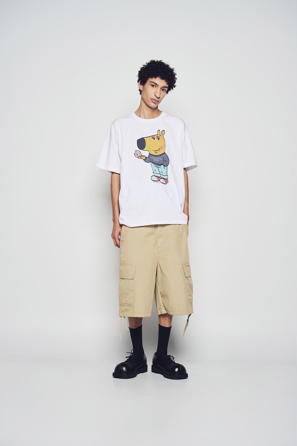 【ADLV】 CHILL GUY DOUNUT SHORT SLEEVE T-SHIRT / 追跡付 acmé de la vie ADLV CHILL GUY DOUNUT SHORT SLEEVE T-SHIRT