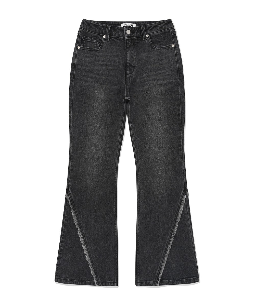【BAON】Stott washed black denim pants 00266853-Beat-Jeans-Washed-