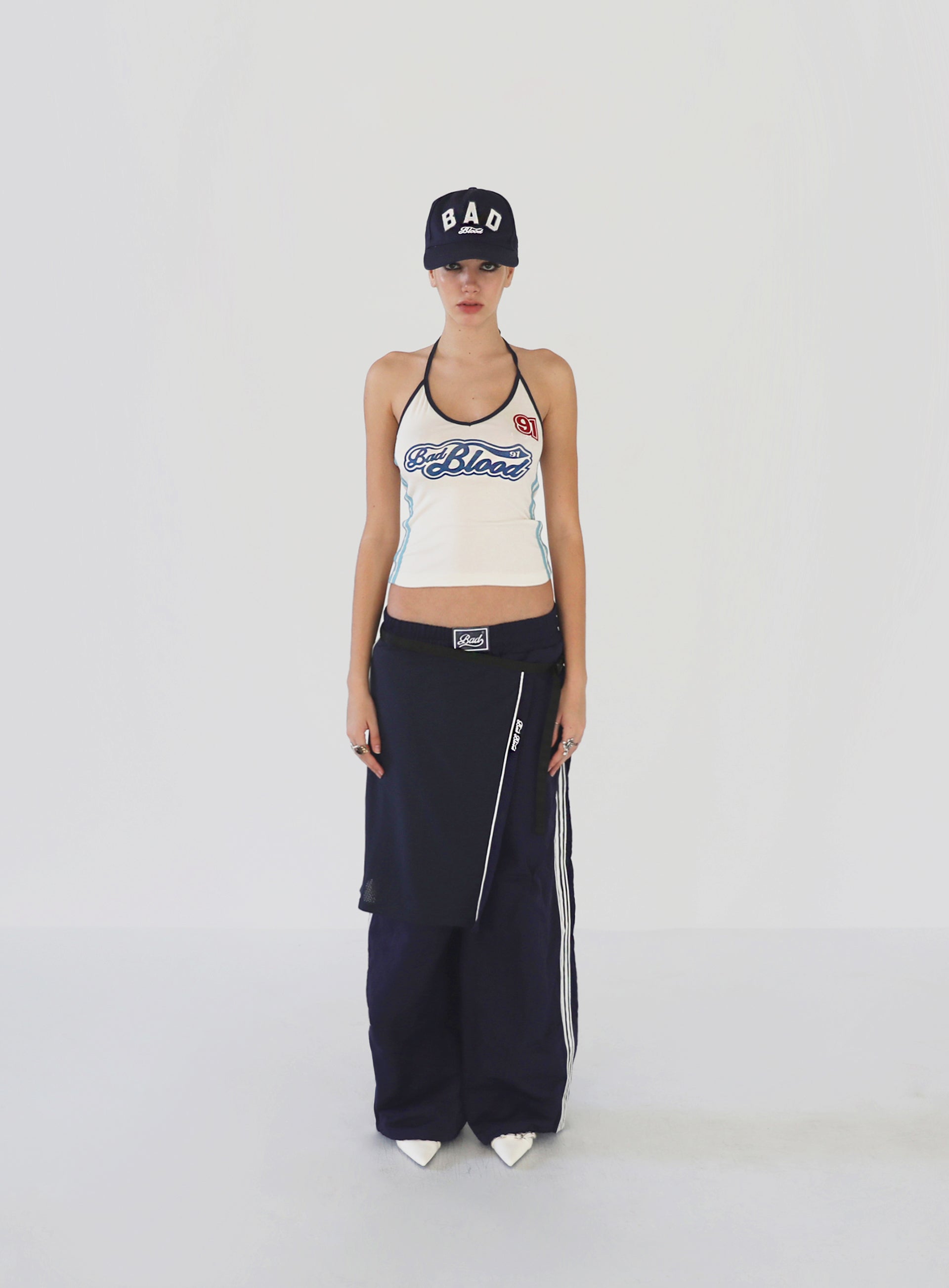 ☆BADBLOOD☆ Billy SS Track Pants Navy BAD BLOOD Billy SS Track Pants - Navy – SeoulSeoul