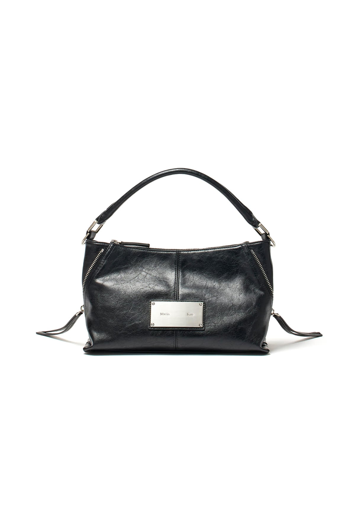 MATIN KIM SIDE ZIPPER TWO WAY BAG IN BLACK – SeoulSeoul