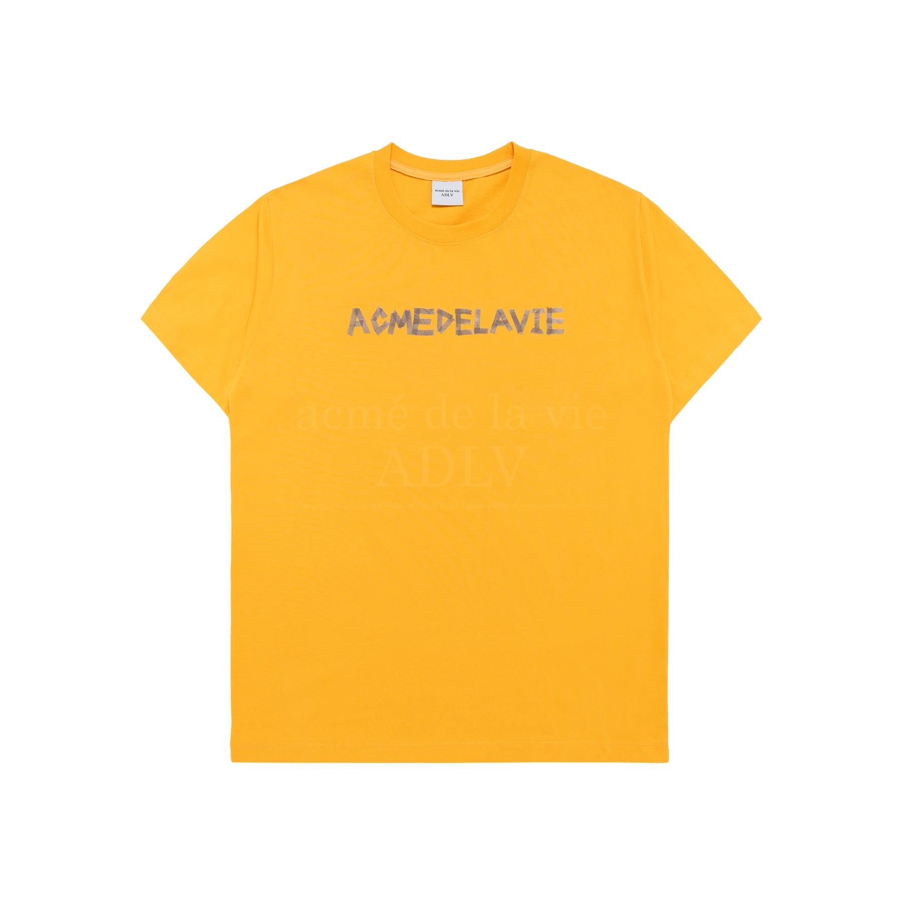 Tシャツ・カットソー ACME DE LA VIE TAPE TYPOGRAPHIC SHORT SLEEVE T-SHIRT acmé de la vie ADLV TAPE TYPOGRAPHIC SHORT SLEEVE T-SHIRT