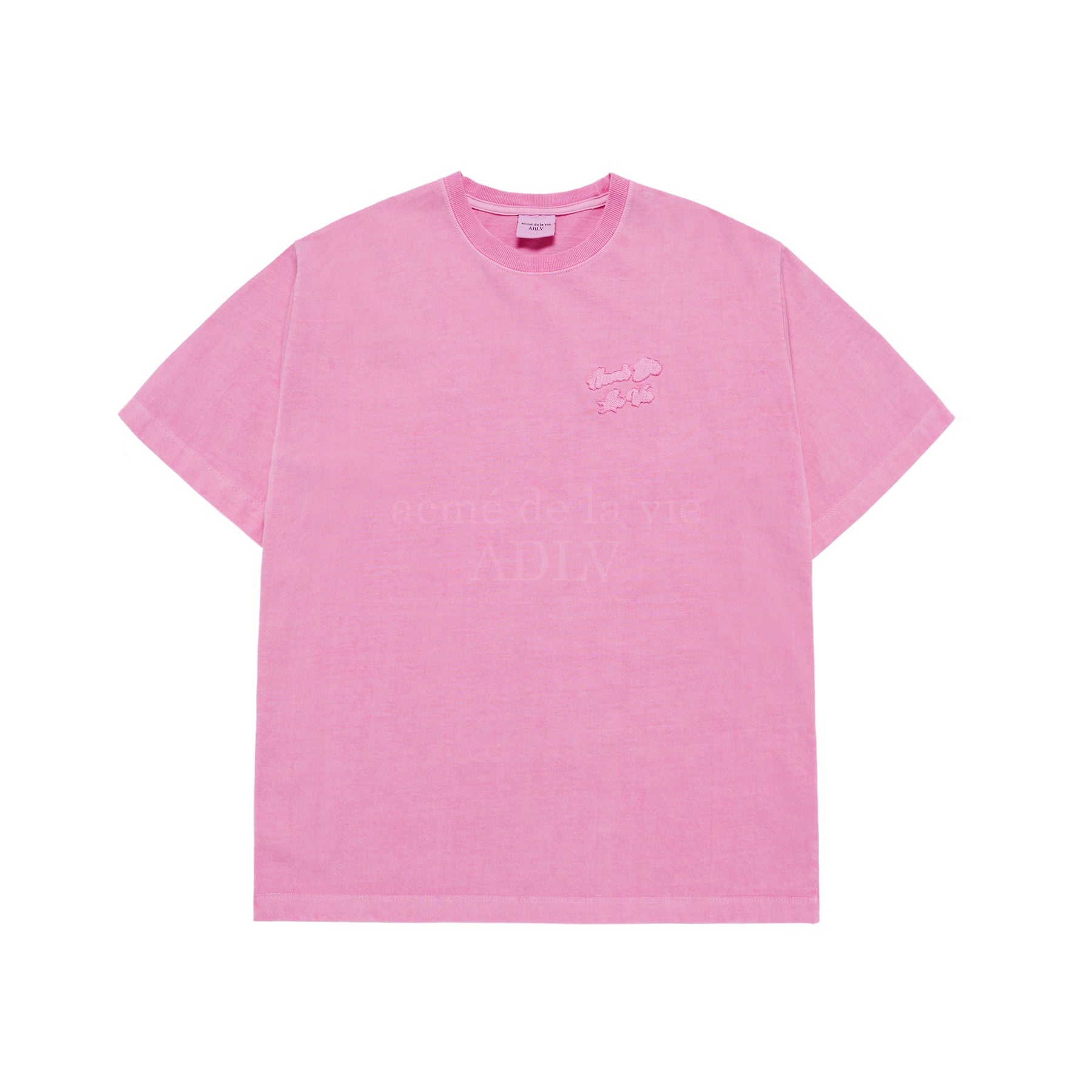 【ADLV】 BLOCK PIXEL LOGO SHORT SLEEVE T-SHIRT / 追跡付 acme de la vie