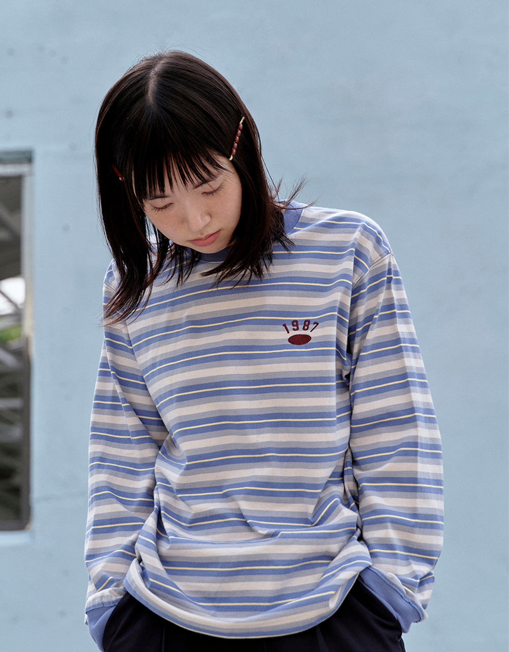 [87MM]Mmlg★UNISEX★MCA STRIPE LSV-T ee0d92c79fbde4001e78c96fdd41a7