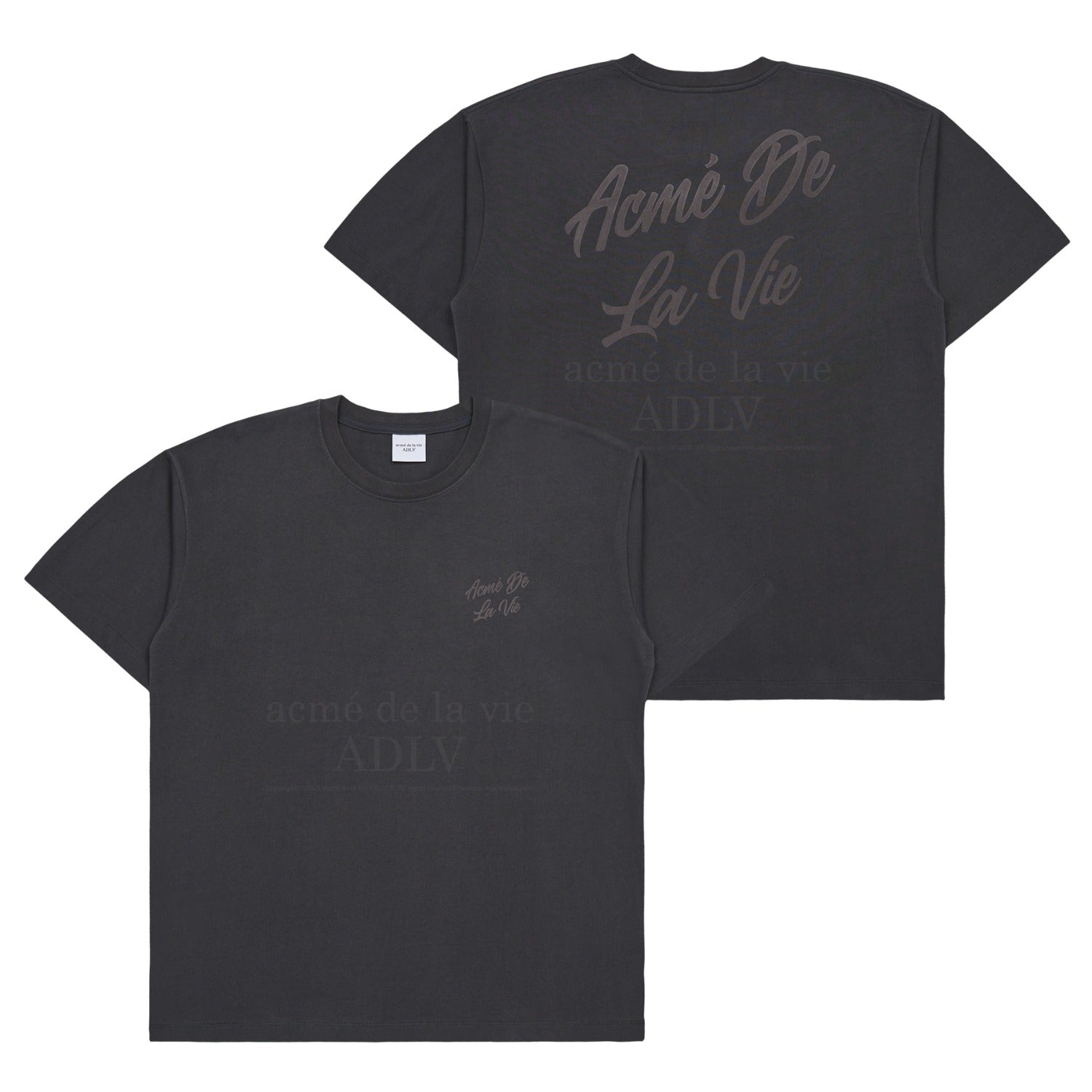 ADLV ♥ FRENCH SCRIPT LOGO SHORT SLEEVE T-SHIRT acme de la vie