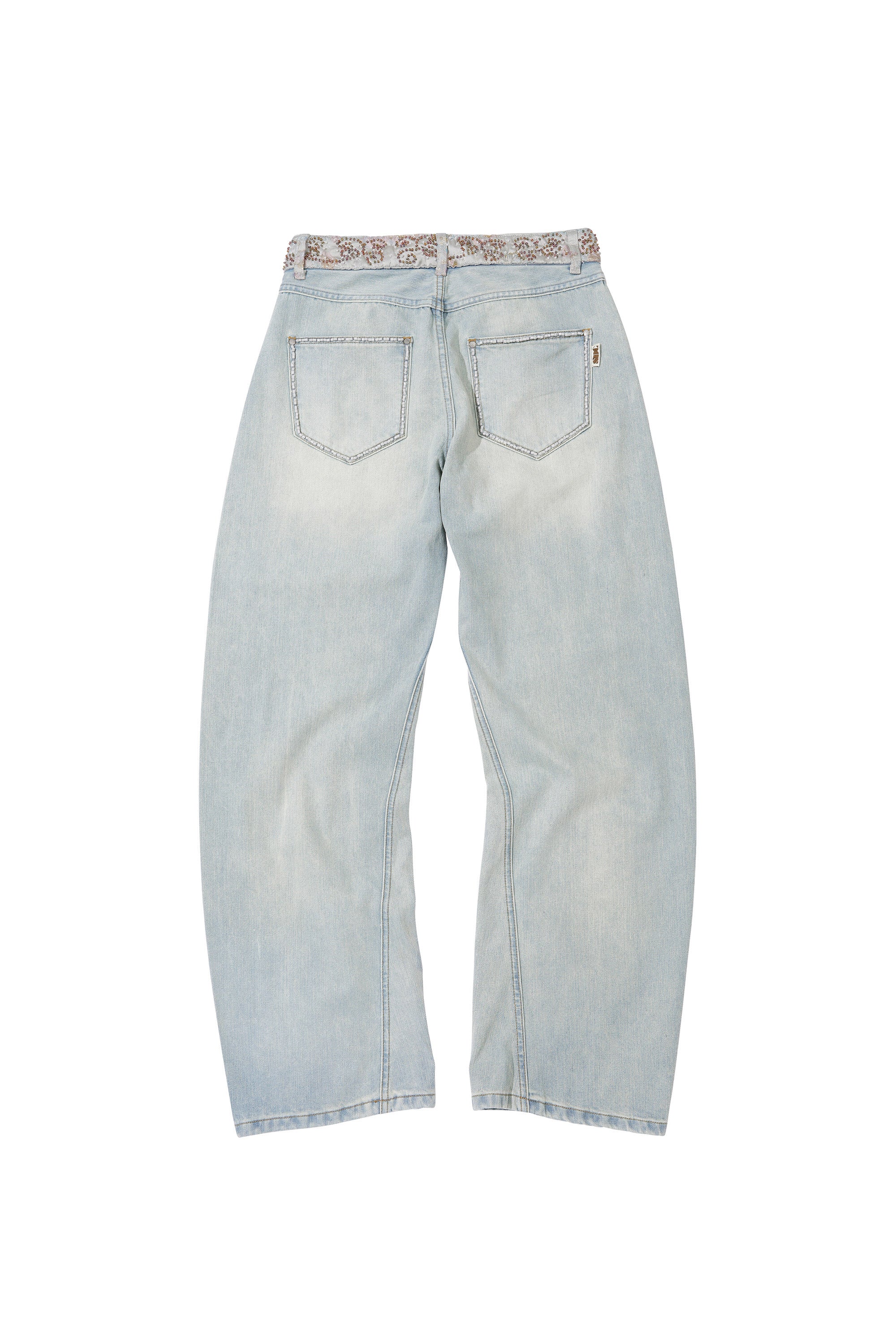 パンツ SCULPTOR Beaded Waist Denim Pants Beaded Waist Denim Pants（デニムパンツ）｜SCULPTOR（スカルプ