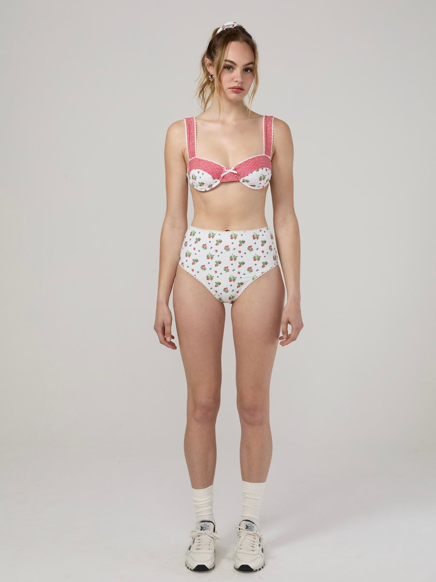 GLOWNY HIGH WAIST BIKINI BOTTOM (MIX BERRY) – SeoulSeoul