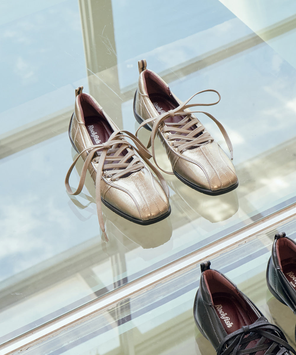 ROCKFISH BLISS LACEUP SNEAKERS V2 - DARK SILVER – SeoulSeoul