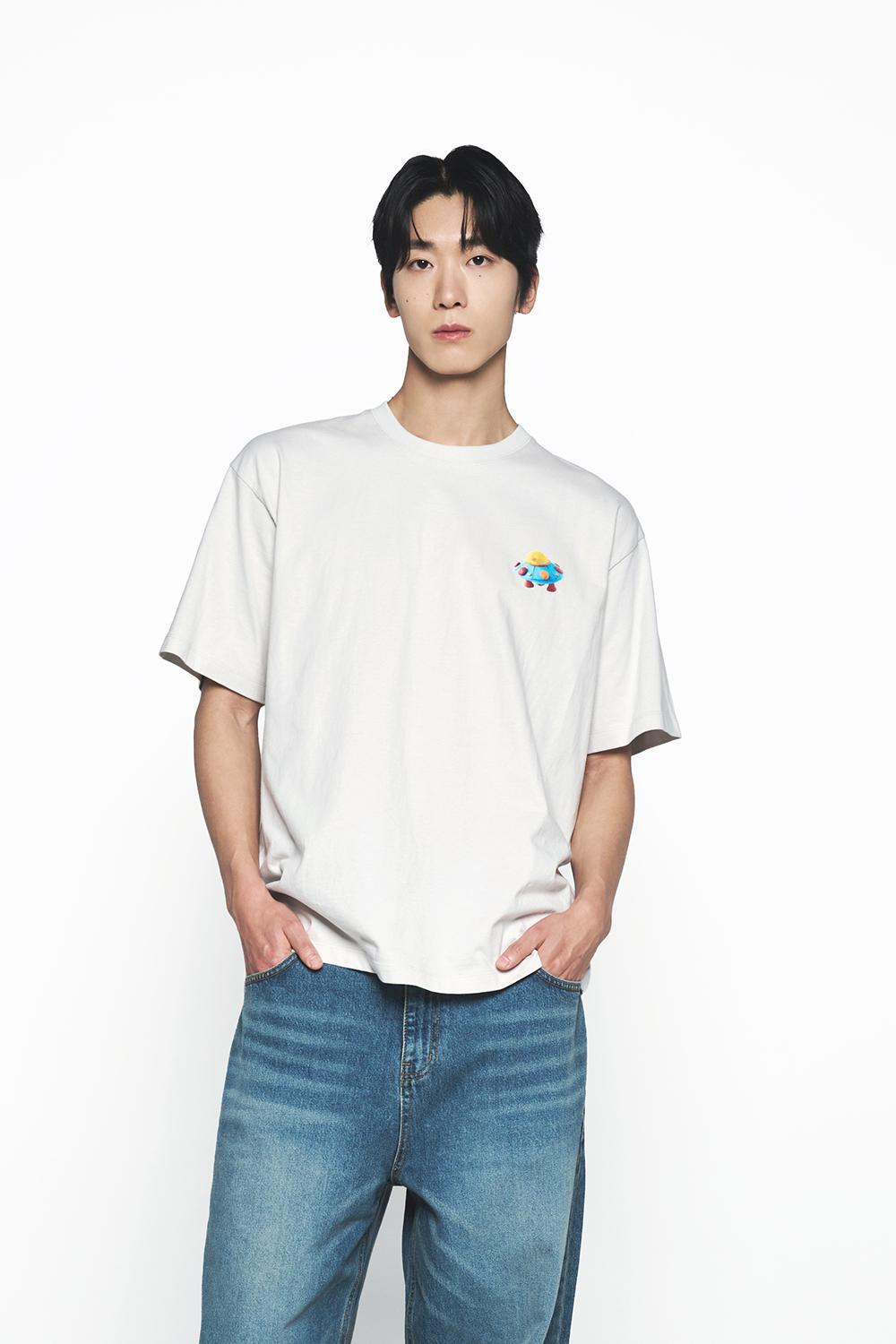 acmé de la vie ADLV CLAY ALIEN SHORT SLEEVE T-SHIRT LIGHT