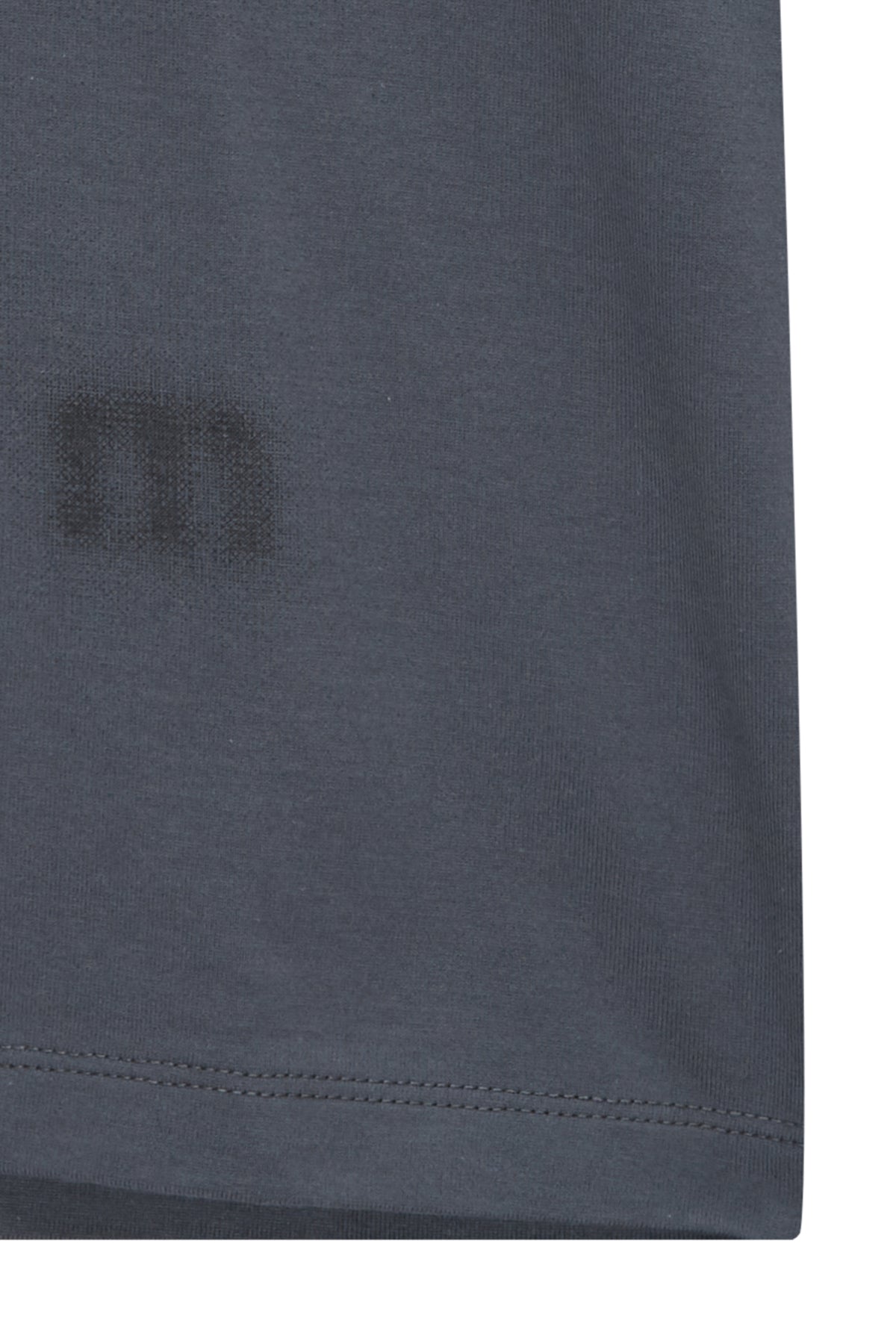 ★Matin Kim★ BLURRED LOGO CROP TOP IN CHARCOAL MK2400TS057M MATIN KIM BLURRED LOGO CROP TOP IN CHARCOAL – SeoulSeoul