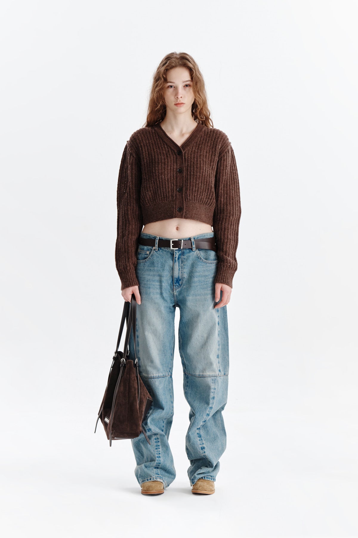 デニム・ジーパン [MATINKIM]side washed denim pants in blue MATIN KIM SIDE WASHED DENIM PANTS IN BLUE – SeoulSeoul