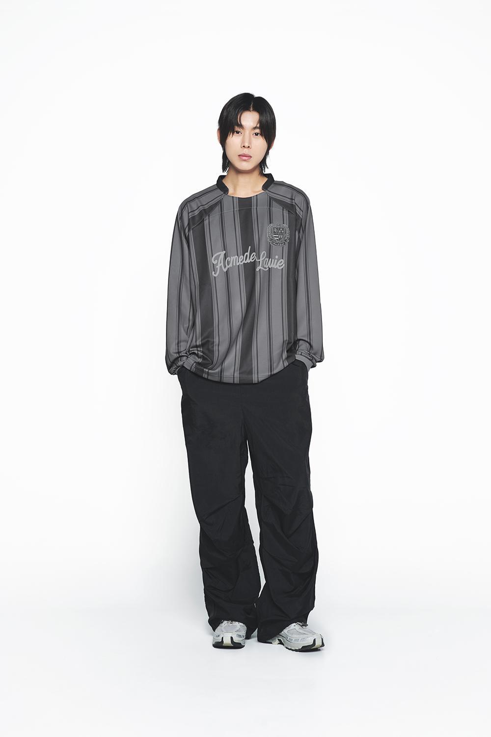 acmé de la vie ADLV STRIPE FOOTBALL JERSEY LONG SLEEVE T