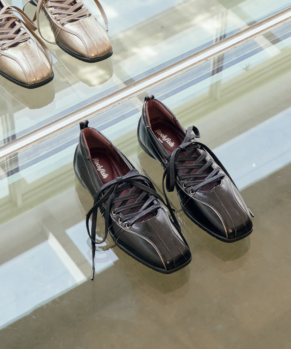 ROCKFISH BLISS LACEUP SNEAKERS V2 - BLACK – SeoulSeoul