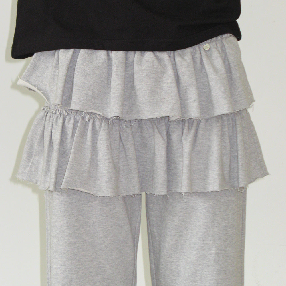 パンツ [RONRON] CANCAN RUFFLE LAYERED PANTSKIRT RONRON CANCAN RUFFLE LAYERED PANTSKIRT BLACK – SeoulSeoul