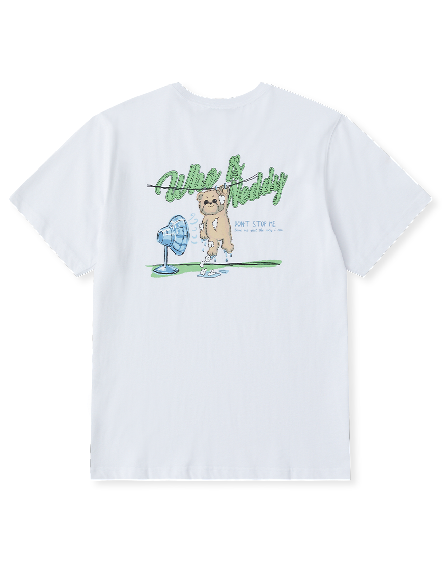 NERDY Neddy Drawing Short Sleeve T-Shirt White – SeoulSeoul NERDY Neddy Drawing Short Sleeve T-Shirt White – SeoulSeoul