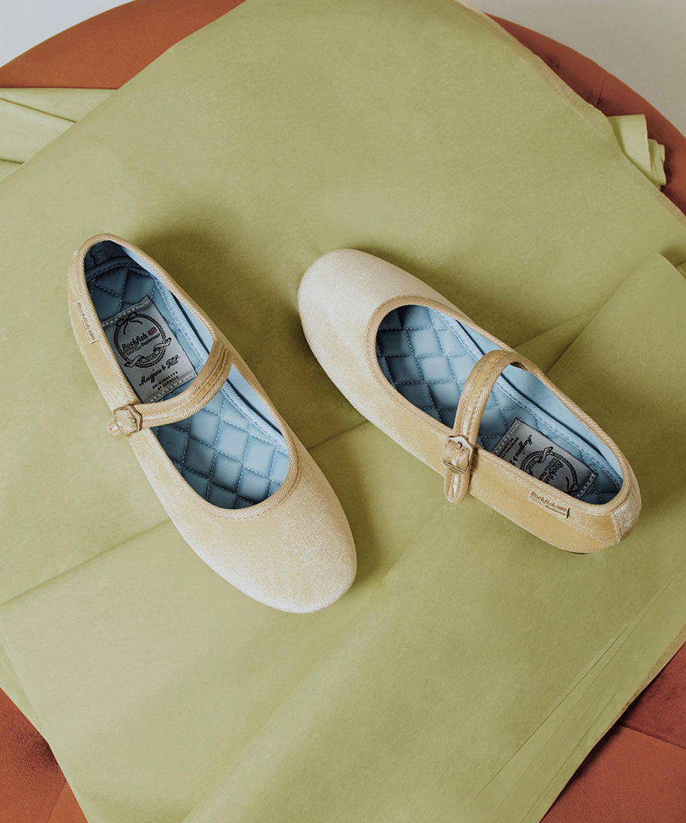 ROCKFISH BELLA QUILTED MARYJANES - BEIGE – SeoulSeoul