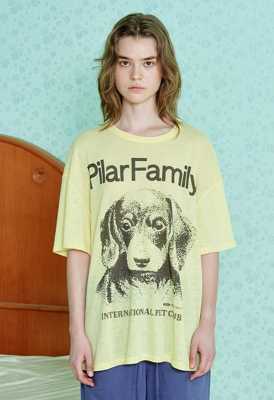 【Open Yy】 PET CLUB BEAGLE TEE 2色 OPEN YY PET CLUB BEAGLE TEE, YELLOW – SeoulSeoul