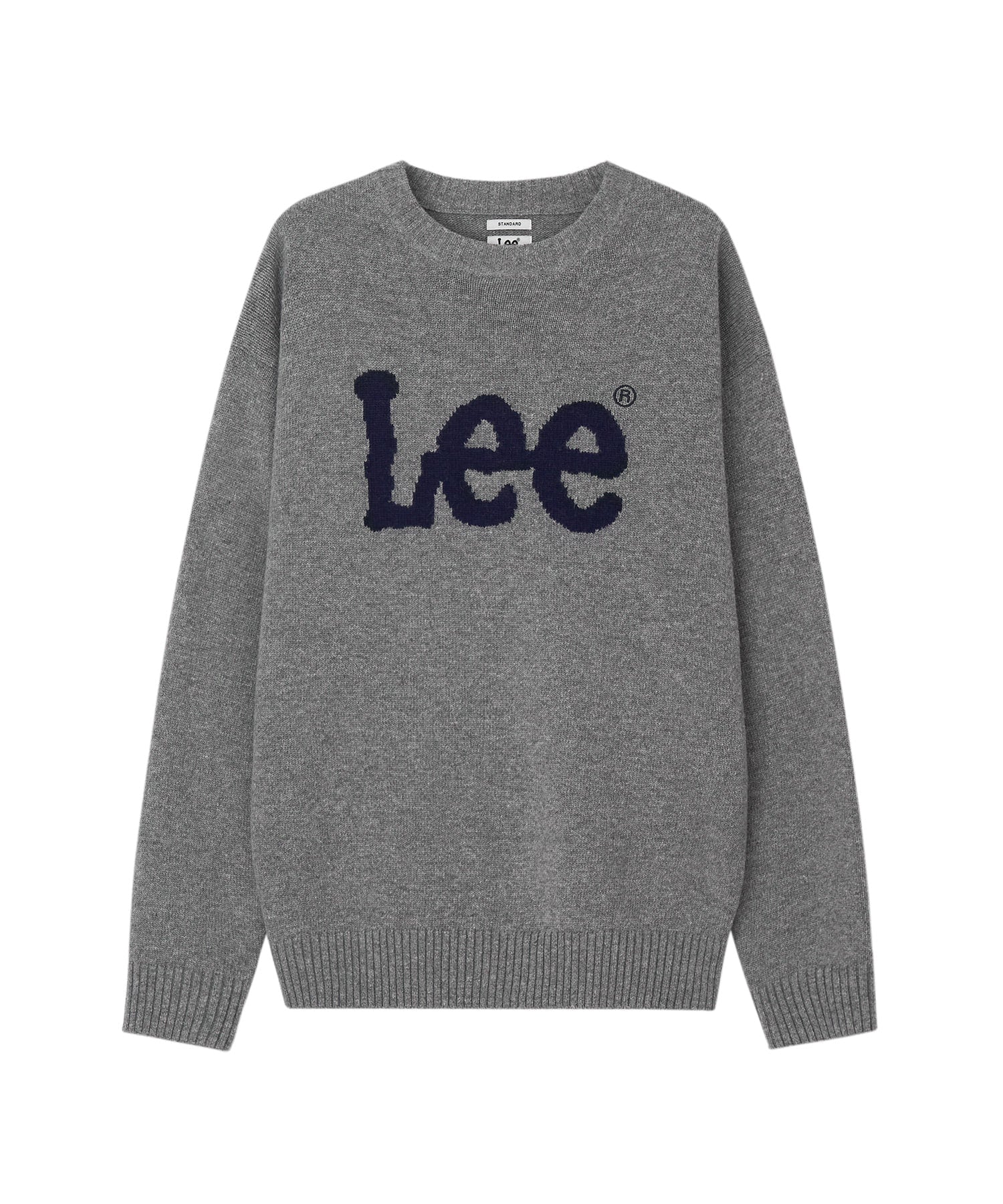 ◆LEE◆ Big twitch logo hood light gray LEE Big Twitch Logo Hoodie Grey – SeoulSeoul