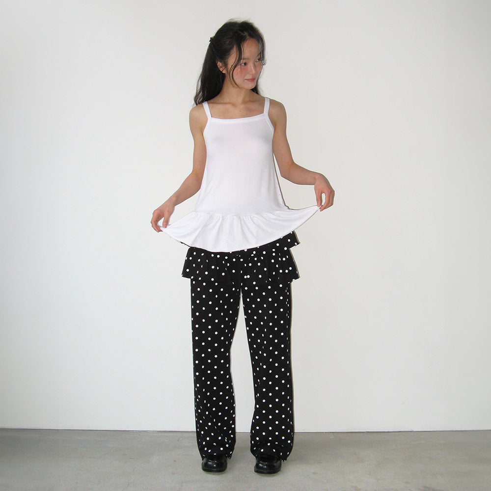 春の人気【RONRON】 PENDANT RUFFLE LAYERED SLIM LONG SLEEVE PENDANT RUFFLE LAYERED SLIM LONG SLEEVE PINK - RONRON 론론
