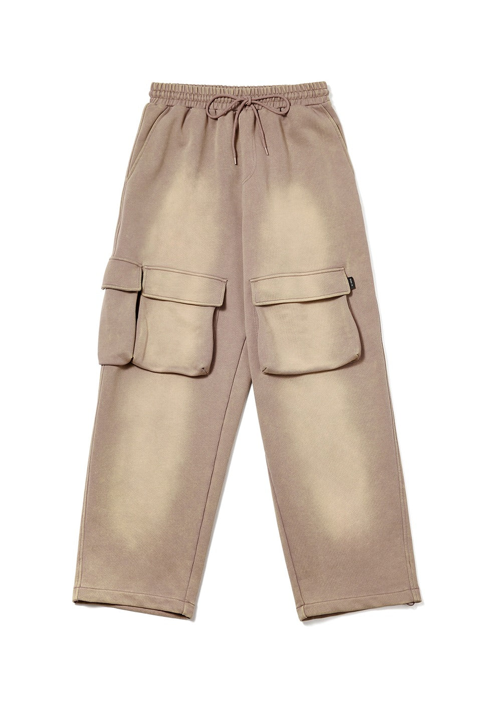 OPEN YY WASHED POCKET SWEAT BAGGY, BEIGE – SeoulSeoul