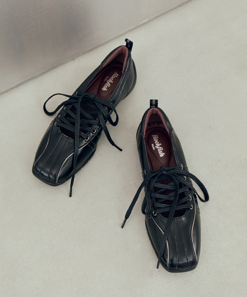 ROCKFISH BLISS LACEUP SNEAKERS V2 - BLACK – SeoulSeoul