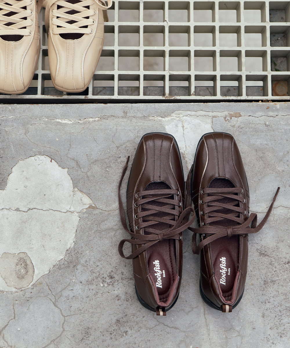 ROCKFISH BLISS LACEUP SNEAKERS V2 - BROWN – SeoulSeoul