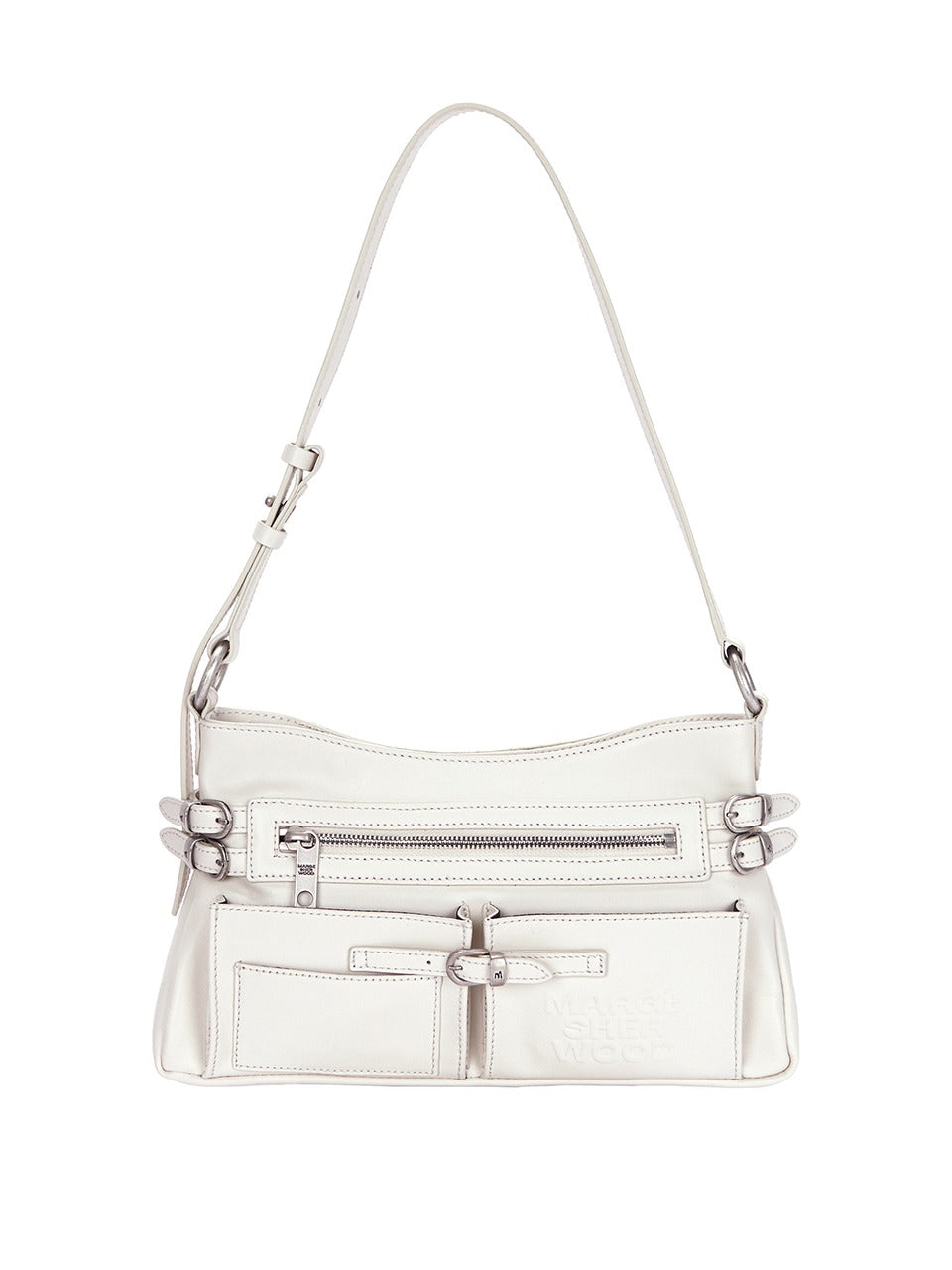 [Margesherwood ] / ☆ FLAT POCKET SHOULDER / cream plain MARGESHERWOOD FLAT POCKET SHOULDER_cream plain – SeoulSeoul