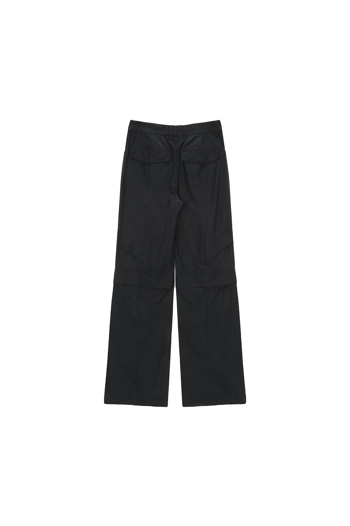 パンツ [MATINKIM]knee point tuck wide pants in charcoal MATIN KIM KNEE POINT TUCK WIDE PANTS IN CHARCOAL – SeoulSeoul