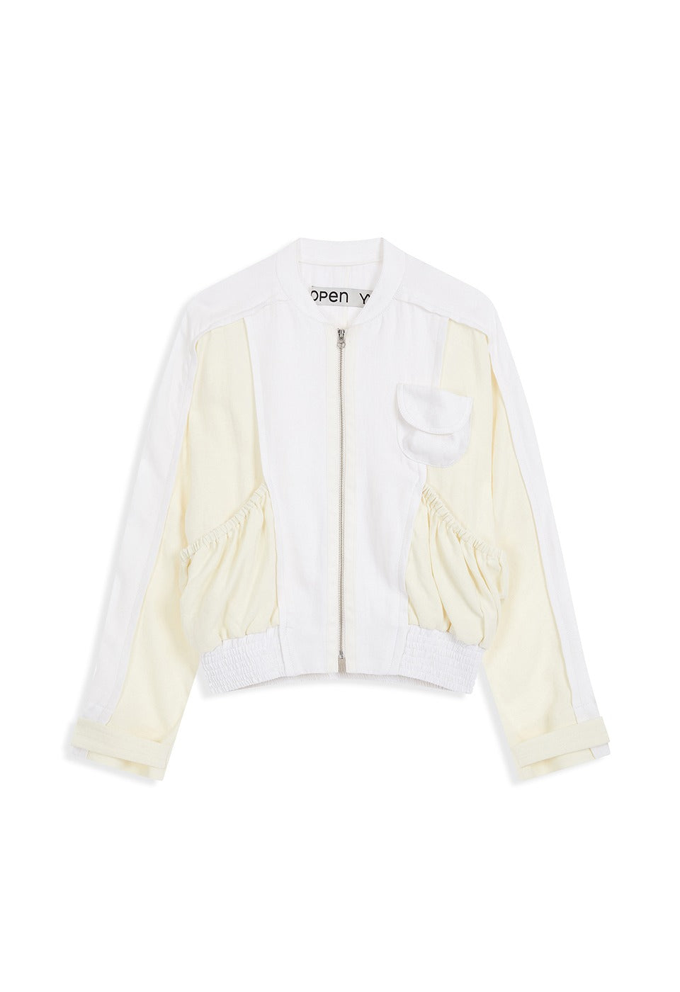 【韓国OPEN YY オープンワイワイ】LINEN PANELED BOMBER OPEN YY LINEN PANELED BOMBER, WHITE – SeoulSeoul