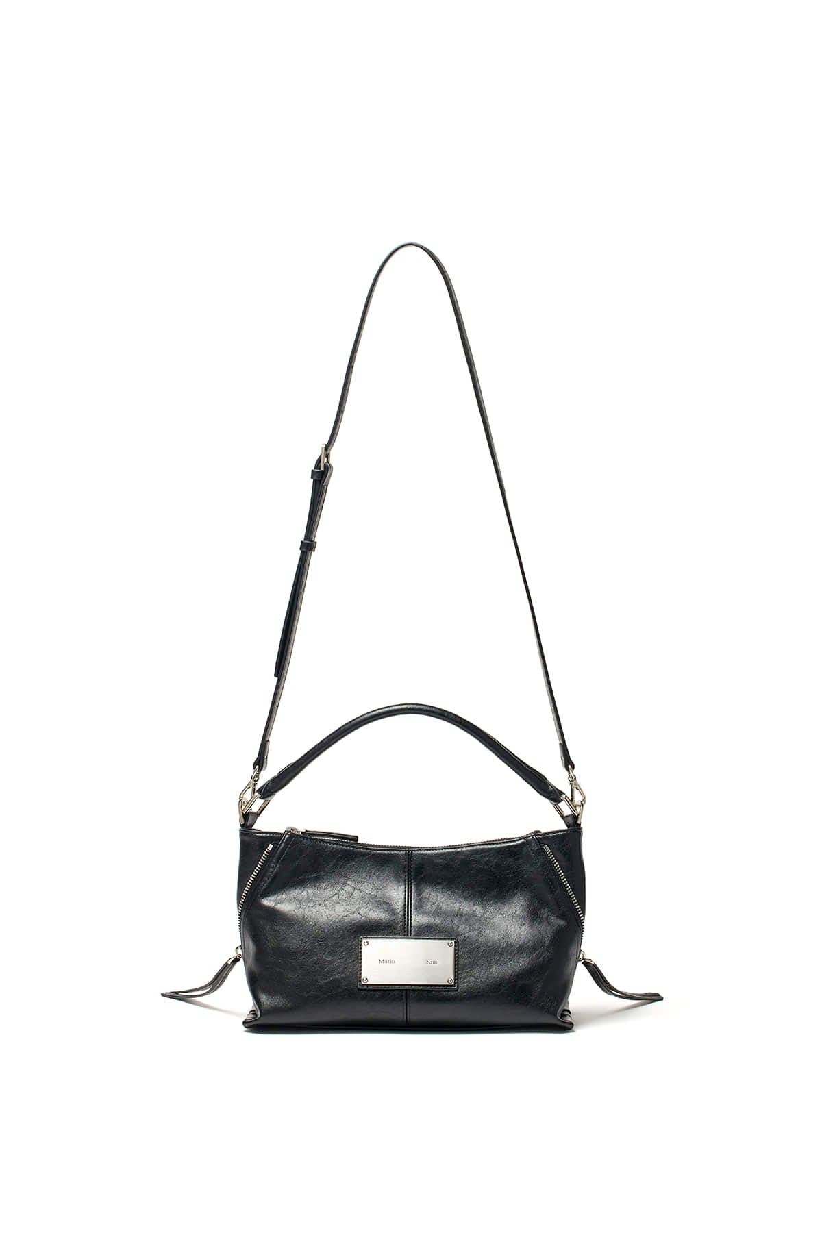 MATIN KIM SIDE ZIPPER TWO WAY BAG IN BLACK – SeoulSeoul
