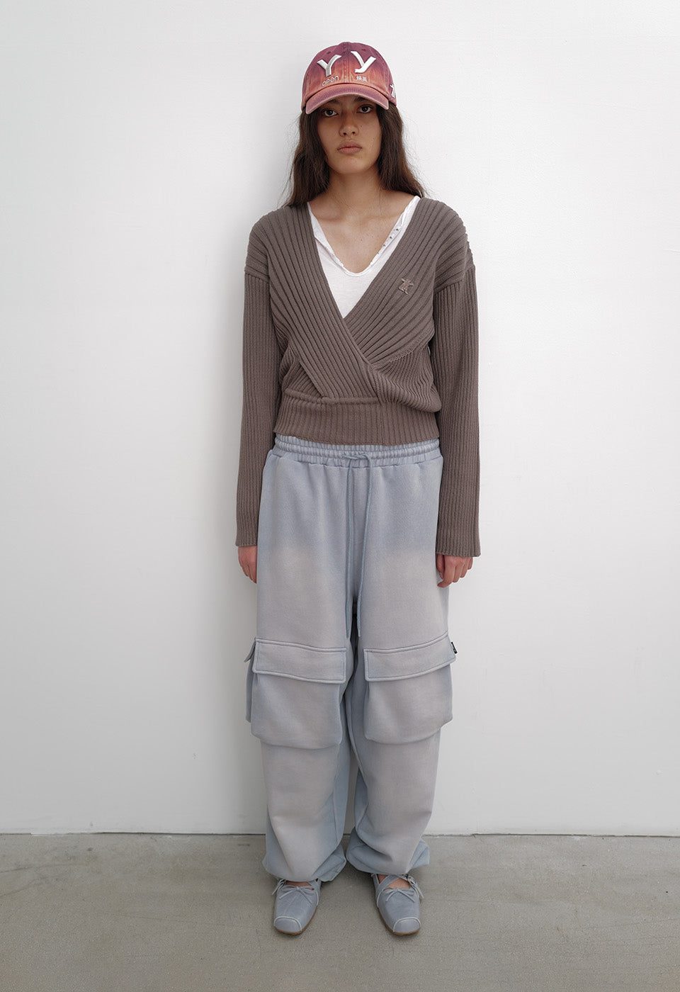 [OPEN YY] / ☆ 25SS WASHED POCKET SWEAT BAGGY / BLUE OPEN YY WASHED POCKET SWEAT BAGGY, BLUE – SeoulSeoul
