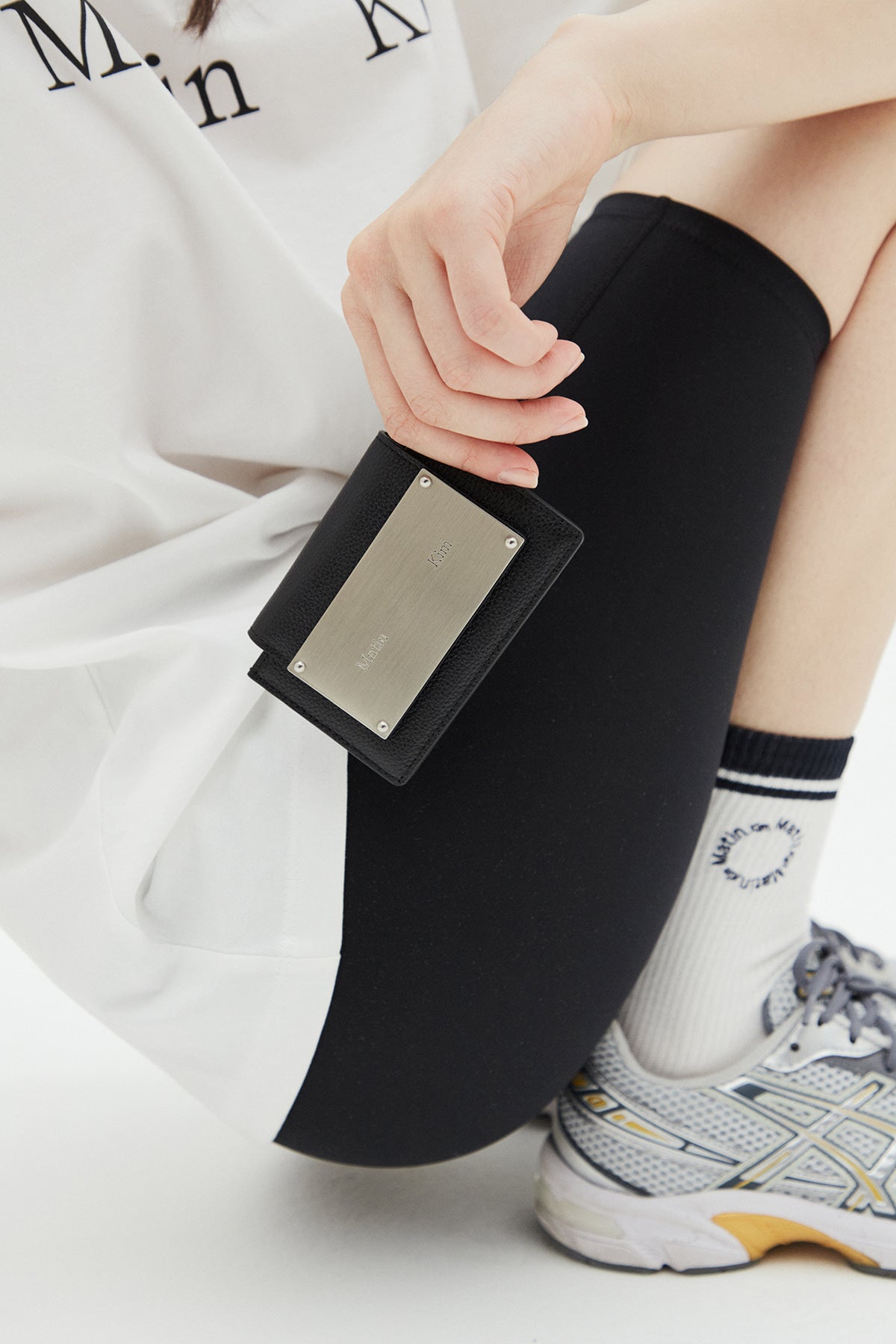 MATIN KIM ACCORDION WALLET IN BLACK – SeoulSeoul