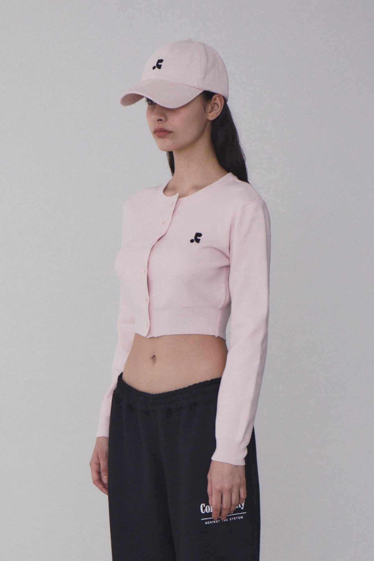 RR Rest & Recreation Cropped Knit Cardigan - Pink | Authentic