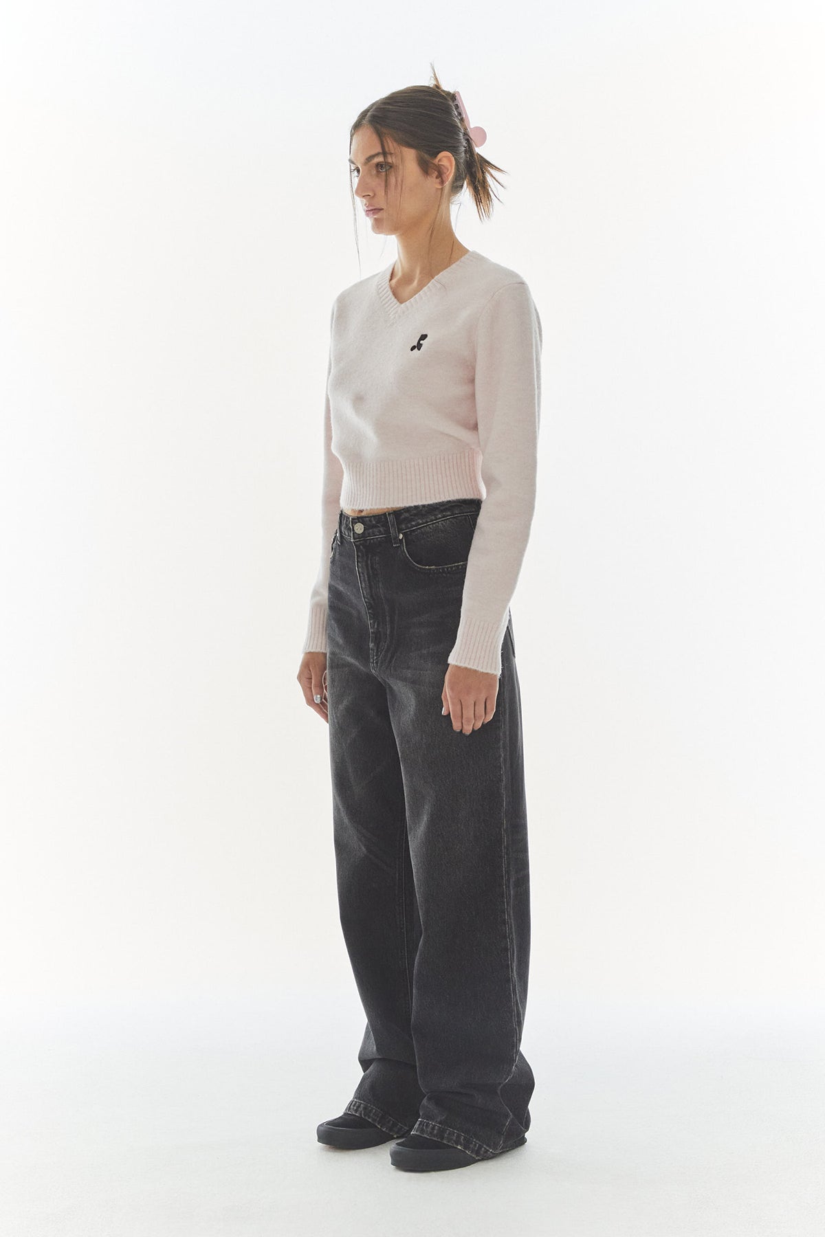 【HELENE PARIS】Washed Bootcut Denim Pants★韓国人気★追跡付 HELENE PARIS】Washed Bootcut Denim Pants☆韓国人気☆追跡付