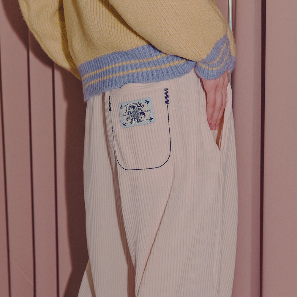 ★2025FW新作★RONRON★STITCH CORDUROY TRACK PANTS RONRON STITCH CORDUROY TRACK PANTS BROWN – SeoulSeoul
