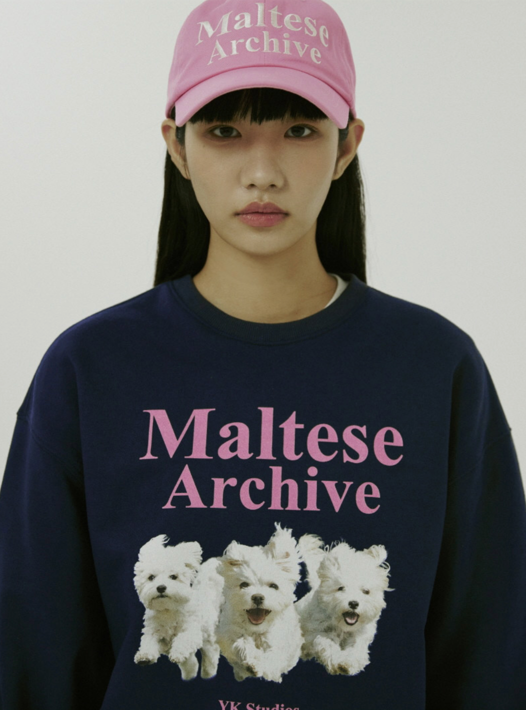 WAIKEI Maltese Archive Sweatshirts NAVY – SeoulSeoul WAIKEI Maltese Archive Sweatshirts NAVY – SeoulSeoul