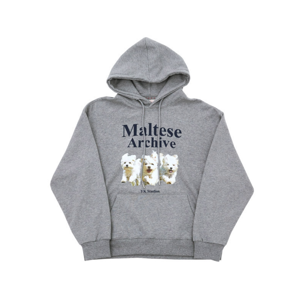 WAIKEI Maltese Archive Hood GREY – SeoulSeoul