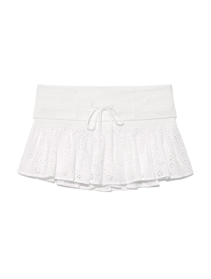 【GLOWNY】25HS★ (S,M,L) NAOMI BELT MINI SKIRT GLOWNY NAOMI BELT MINI SKIRT (WHITE) – SeoulSeoul