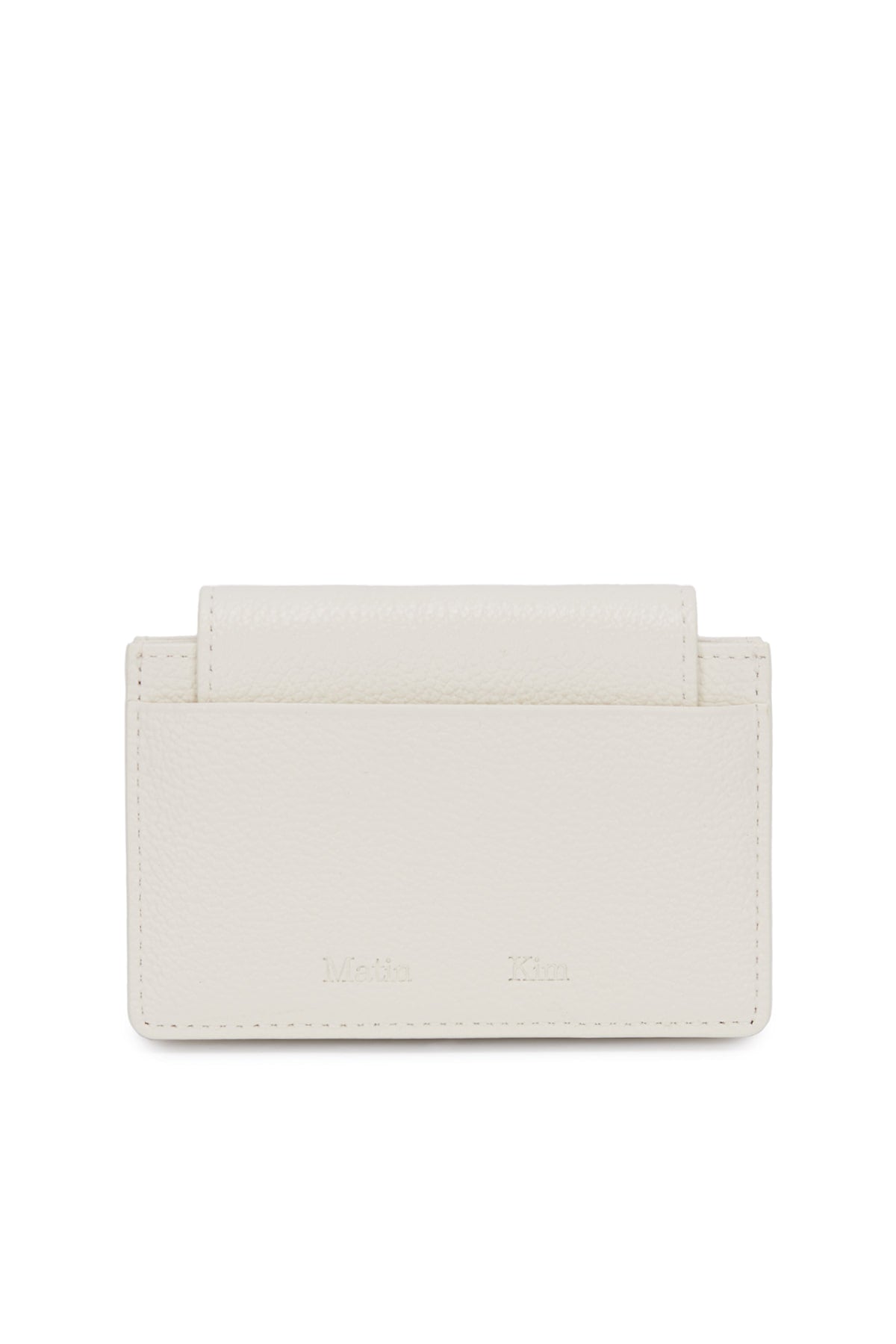 MATIN KIM ACCORDION WALLET IN WHITE – SeoulSeoul