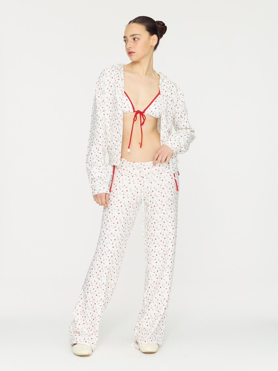 パンツ GLOWNY LAZY SUNDAY TERRY PANTS 5BJH1337 GLOWNY LAZY SUNDAY TERRY PANTS (STRAWBERRY BOW) – SeoulSeoul