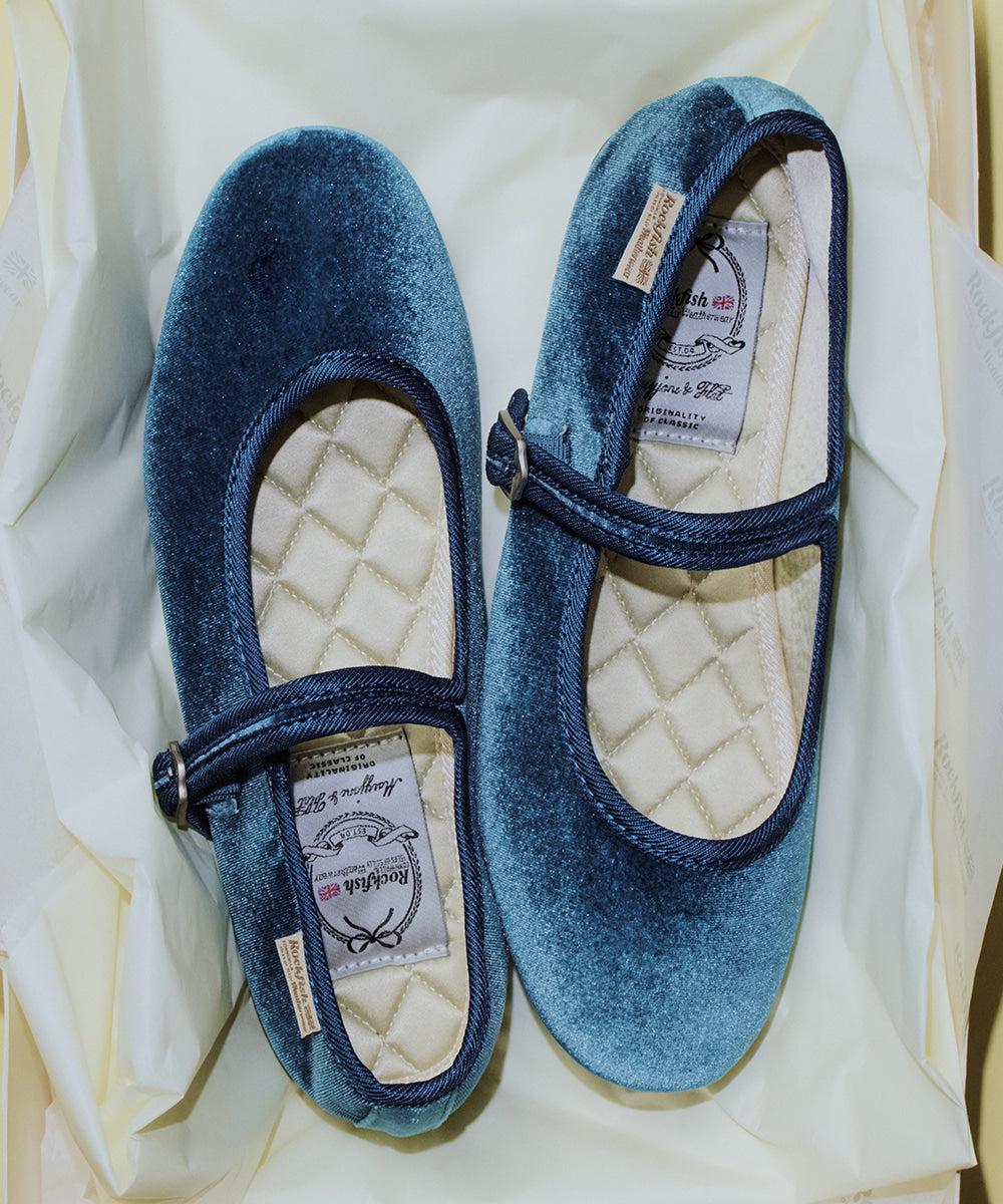 靴 ROCKFISHWEATHERWEAR BELLAQUILTEDMARYJANE ROCKFISH BELLA QUILTED MARYJANES - BLUE – SeoulSeoul