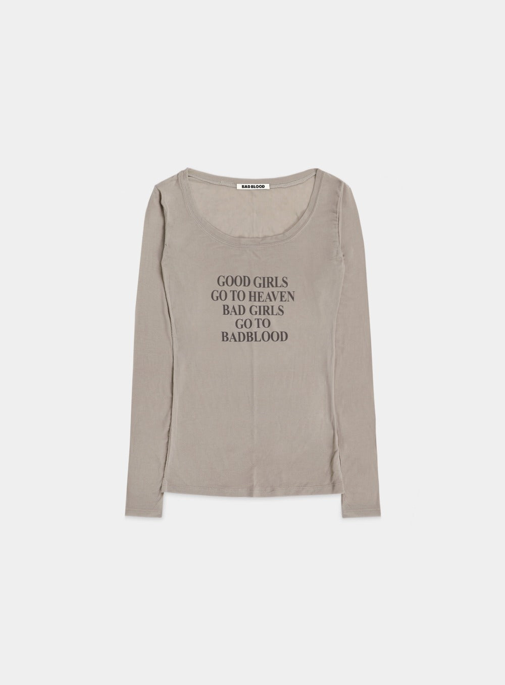 【BADBLOOD】 Bad Girls Loose Fit Top - Sand BAD BLOOD Bad Girls Loose Fit Top - Sand – SeoulSeoul