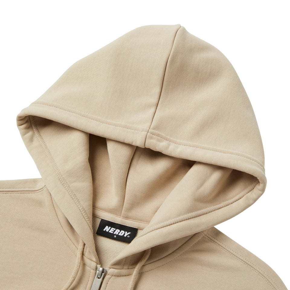 [ NERDY ]★24SS★韓国人気★WOMEN'S SOUFFLE CROP SWEAT SET NERDY Souffle Crop Hoodie Zip-up Light Beige – SeoulSeoul