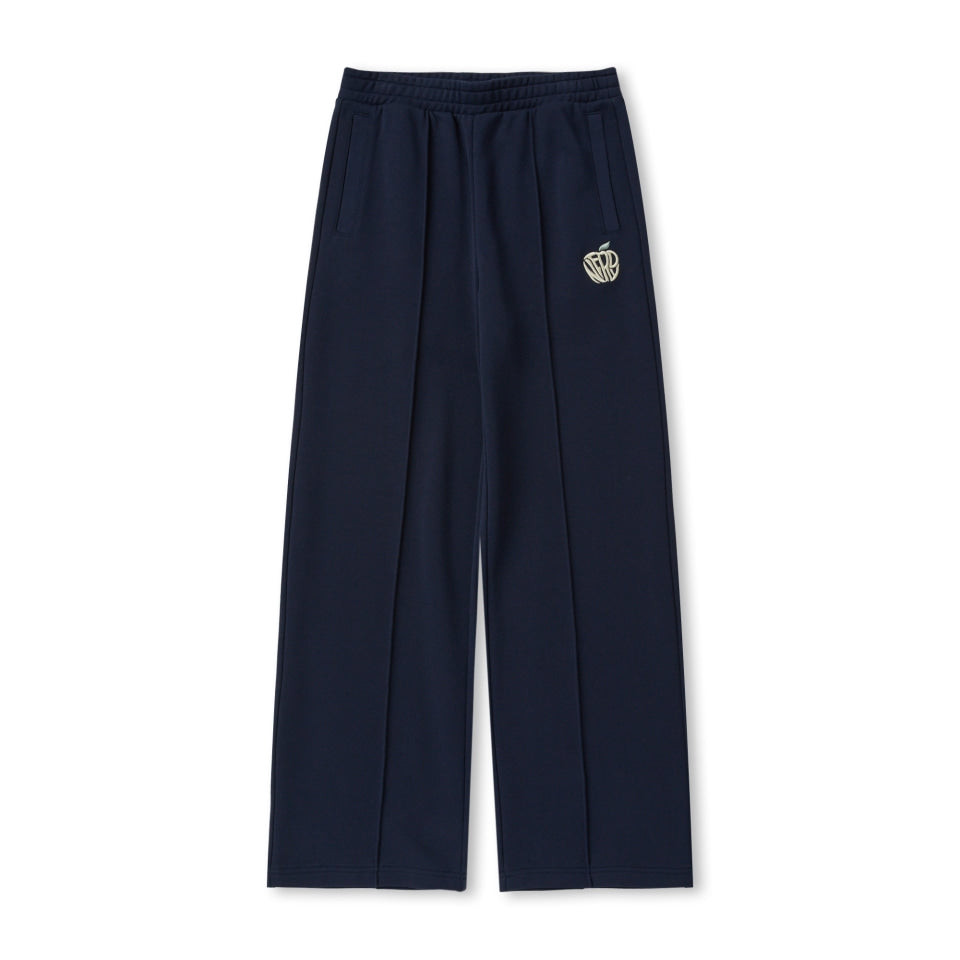 ☆NERDY☆ Women's Souffle Wide Sweatpants 24FW Black Navy Me NERDY Souffle Wide Sweatpants Navy – SeoulSeoul