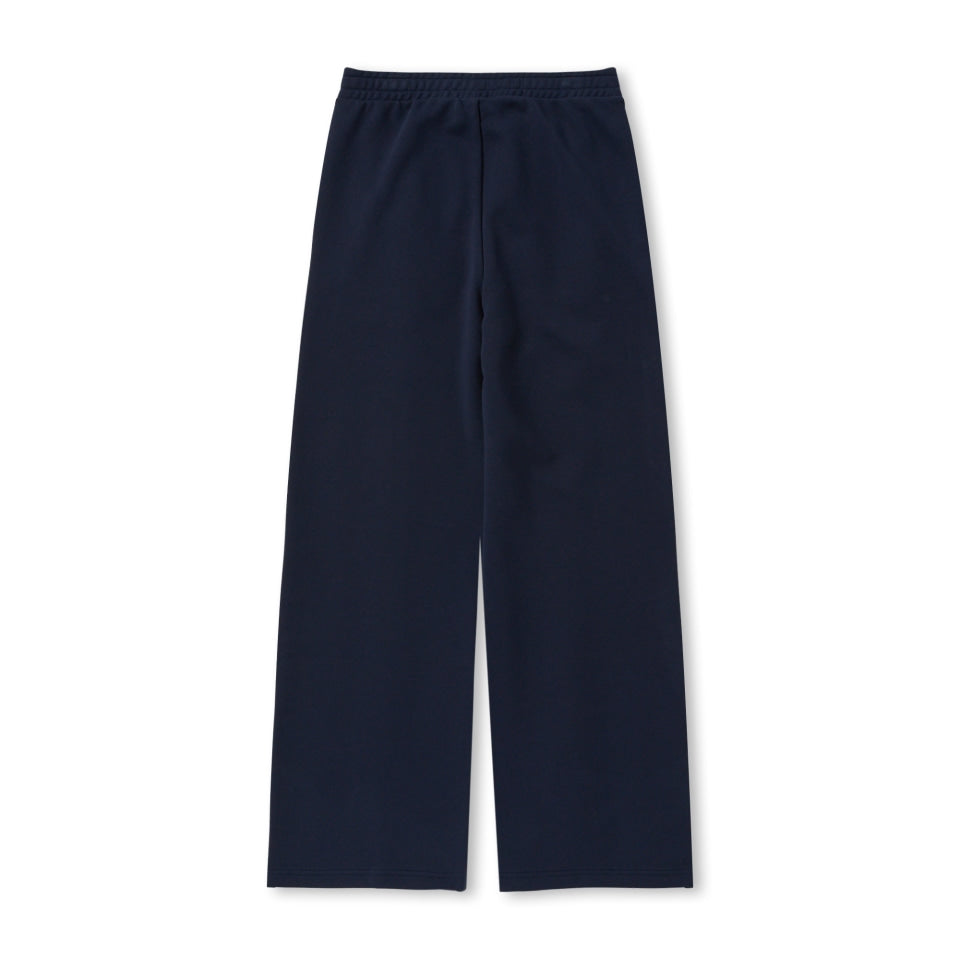 ☆NERDY☆ Women's Souffle Wide Sweatpants 24FW Black Navy Me NERDY Souffle Wide Sweatpants Navy – SeoulSeoul