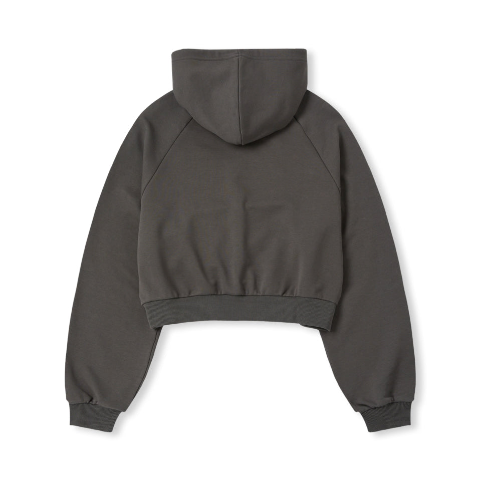 [ NERDY ]★WOMEN'S CULSIVE LOGO CROP PULLOVER HOODIE SET NERDY Culsive Logo Crop Pullover Hoodie Charcoal – SeoulSeoul