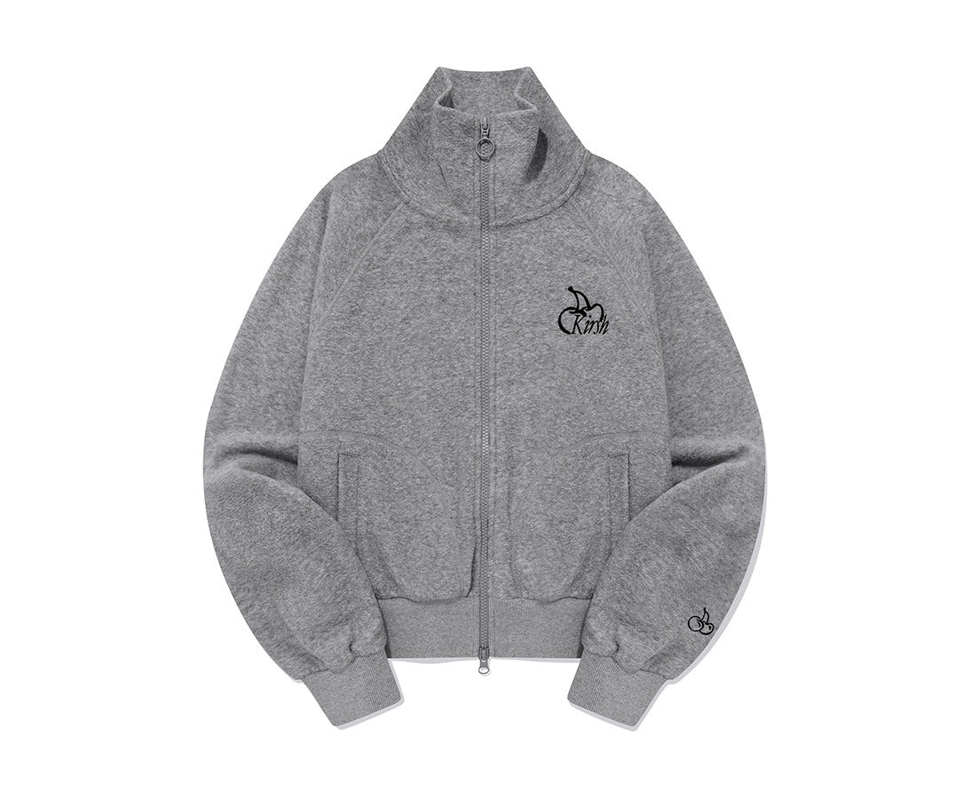 ジャケット KIRSH Cherry terry high neck zip-up melange gray KKRWCJJ510M KIRSH CHERRY TERRY HIGH NECK ZIP UP – SeoulSeoul
